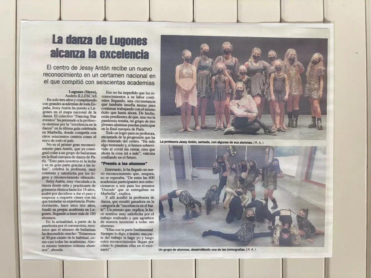 Noticia de prensa con titular 