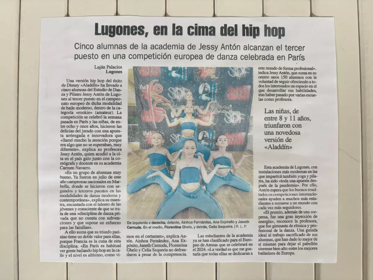 Noticia de prensa con titular 